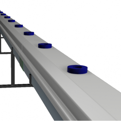 30m NFT Trellis Crop Production Line without Aluminium Structure