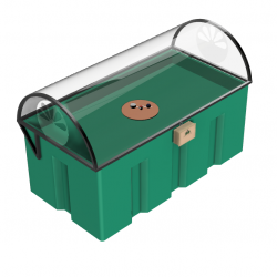 Ebb & Flow with Poly Carbonate Roof