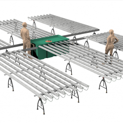 Six NFT Module Home Hydroponic Garden