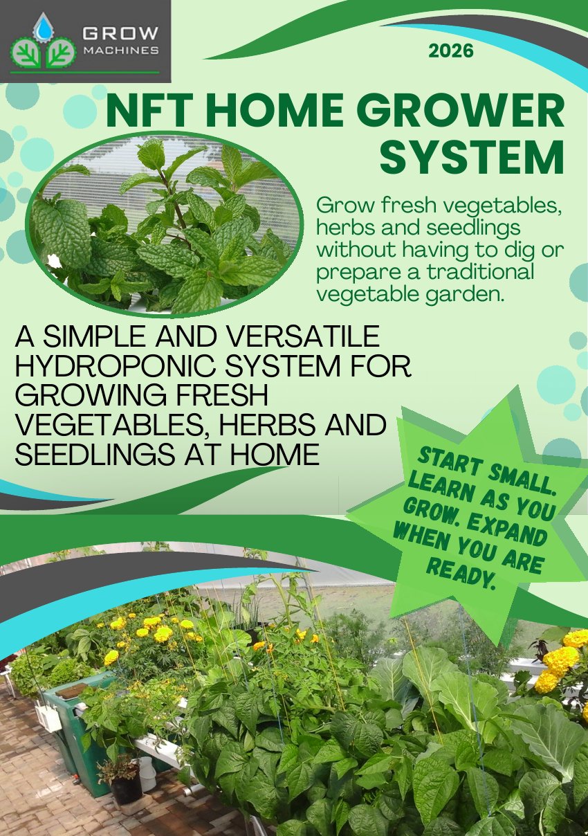 English brochure: NFT Home Grower System