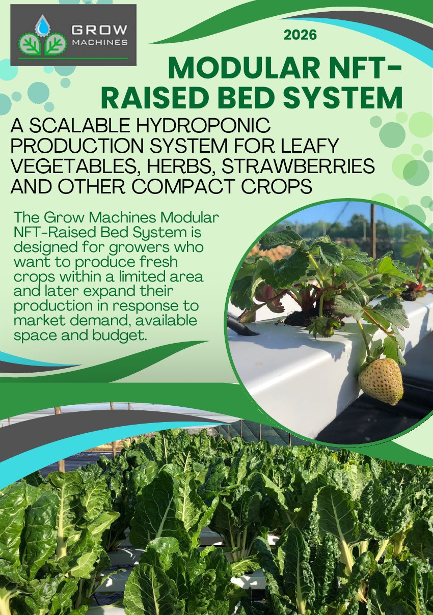 English brochure: Modular NFT Raised Bed Systems